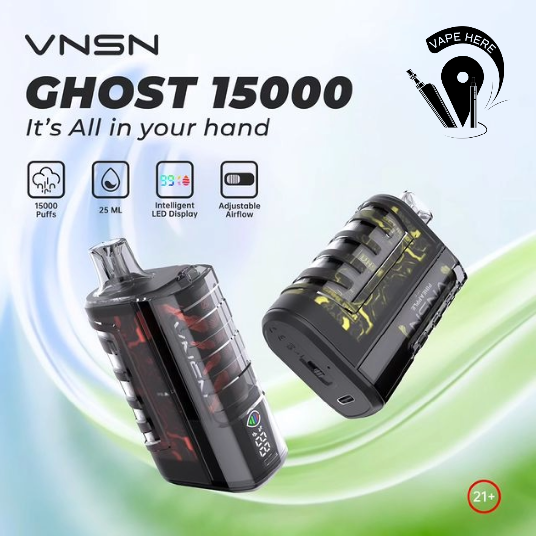 Deluxe Bar Ghost 18000 Puffs Disposable Vape 50mg( BUY 1 GET 1 FREE )